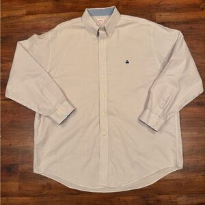 Brooks Brothers 346 No Iron Button Down Men's Size XL Long Sleeve